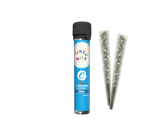Cookies – THCA Pre-Roll w/ Diamonds 1g 2 Pack – Cereal Milk