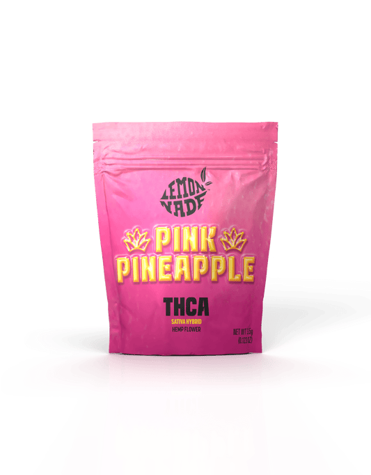 LemonNade – THCA Blend Flower 3.5g Bag – Pink Pineapple $40.00